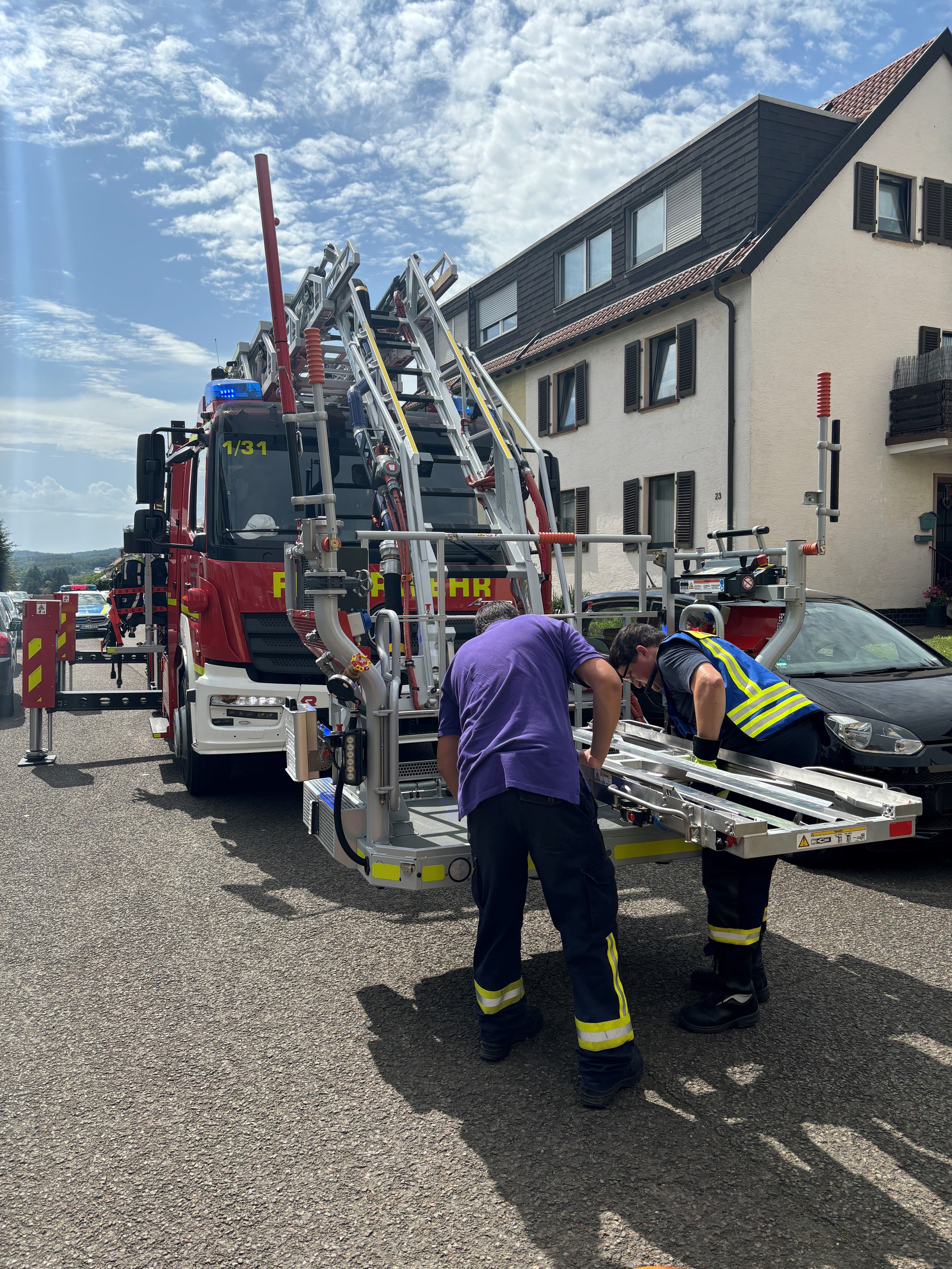 Modernisierung der Feuerwehr St. Ingbert: Neue Drehleiter im Einsatz