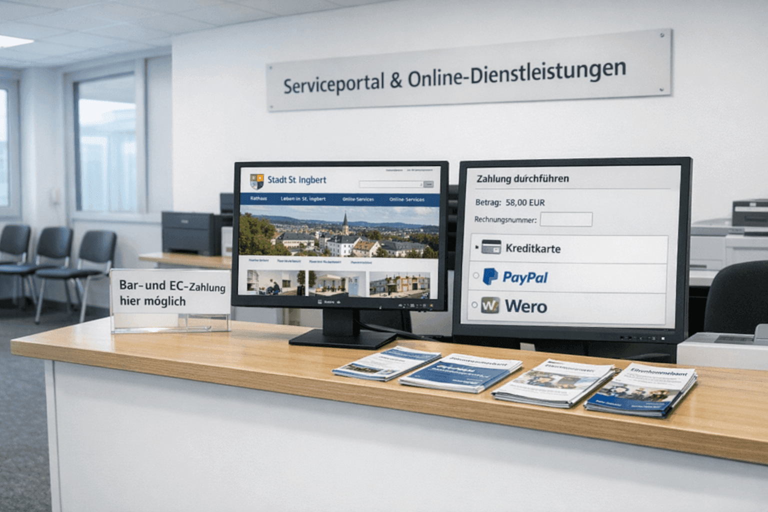 St. Ingbert führt neue Online-Zahlung ein