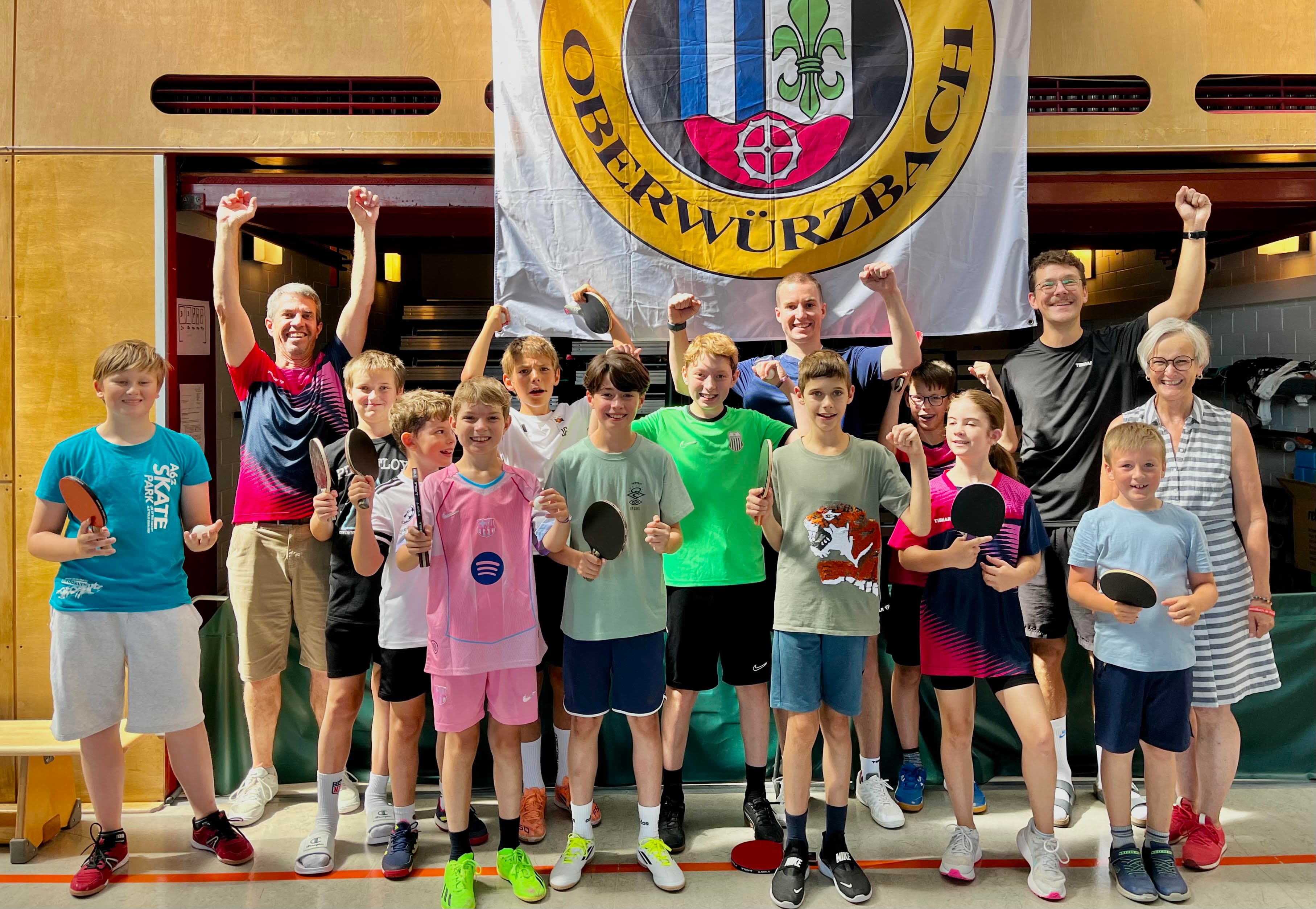 TTC Oberwürzbach: Tischtennis-Schnupperkurs mit Sportabzeichen