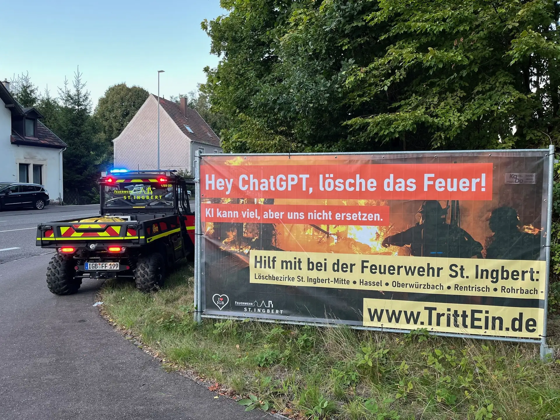 Hey ChatGPT, lösche das Feuer!