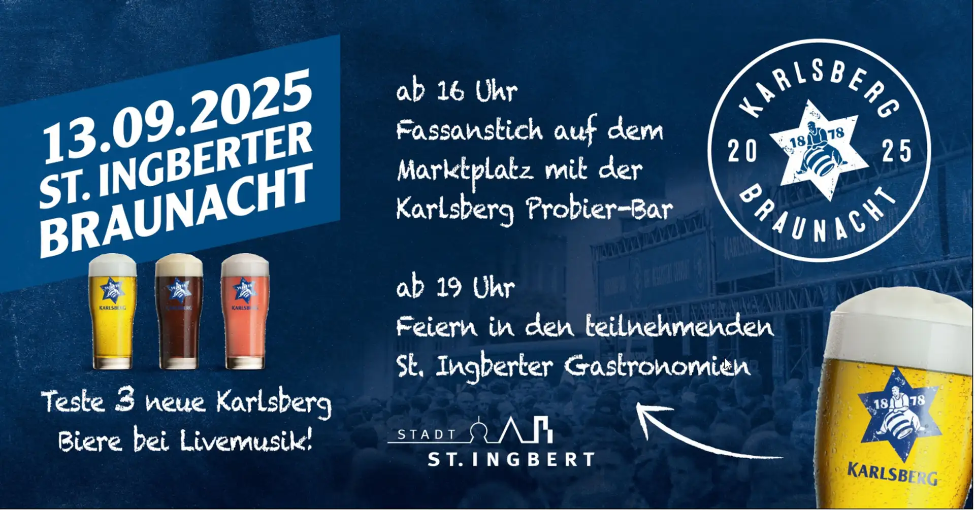 Karlsberg Braunacht feiert Premiere in St. Ingbert
