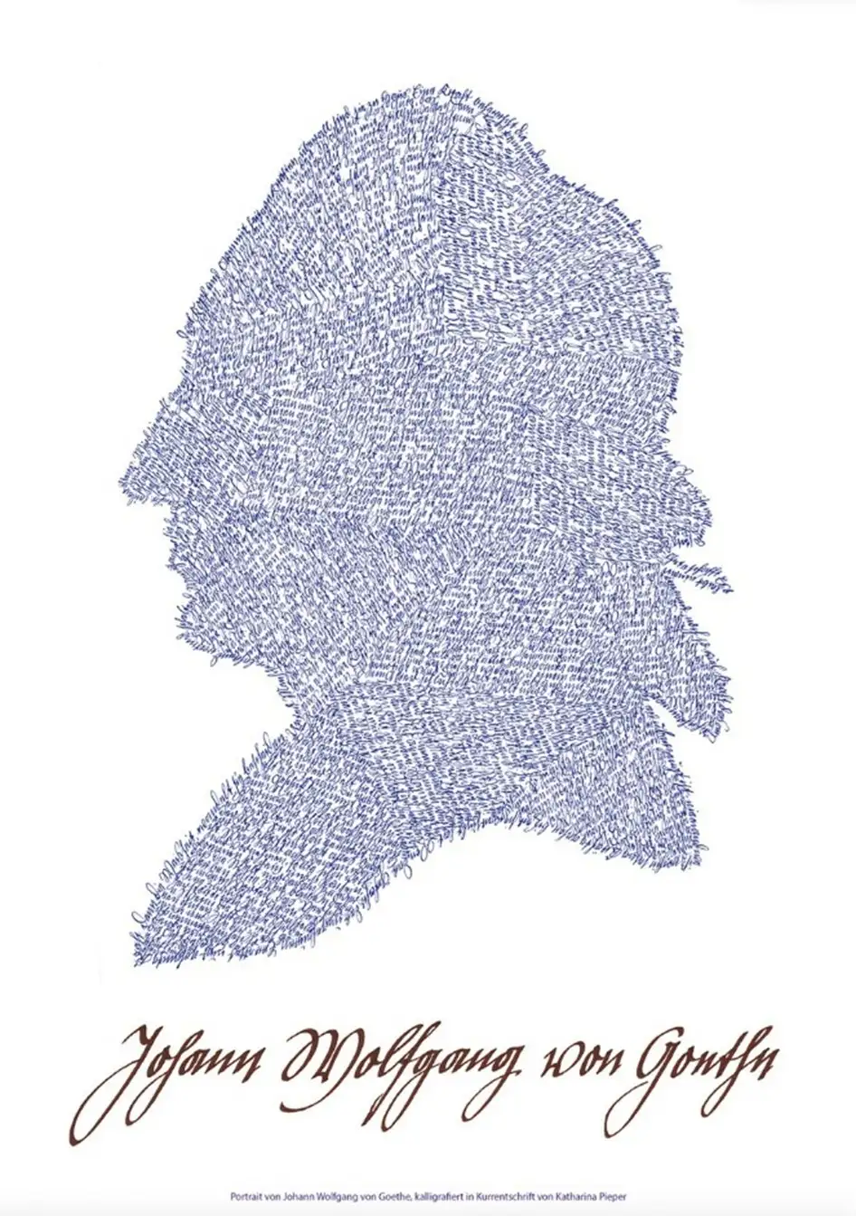 Schrift-Kunst von Katharina Pieper im Saalbau Homburg