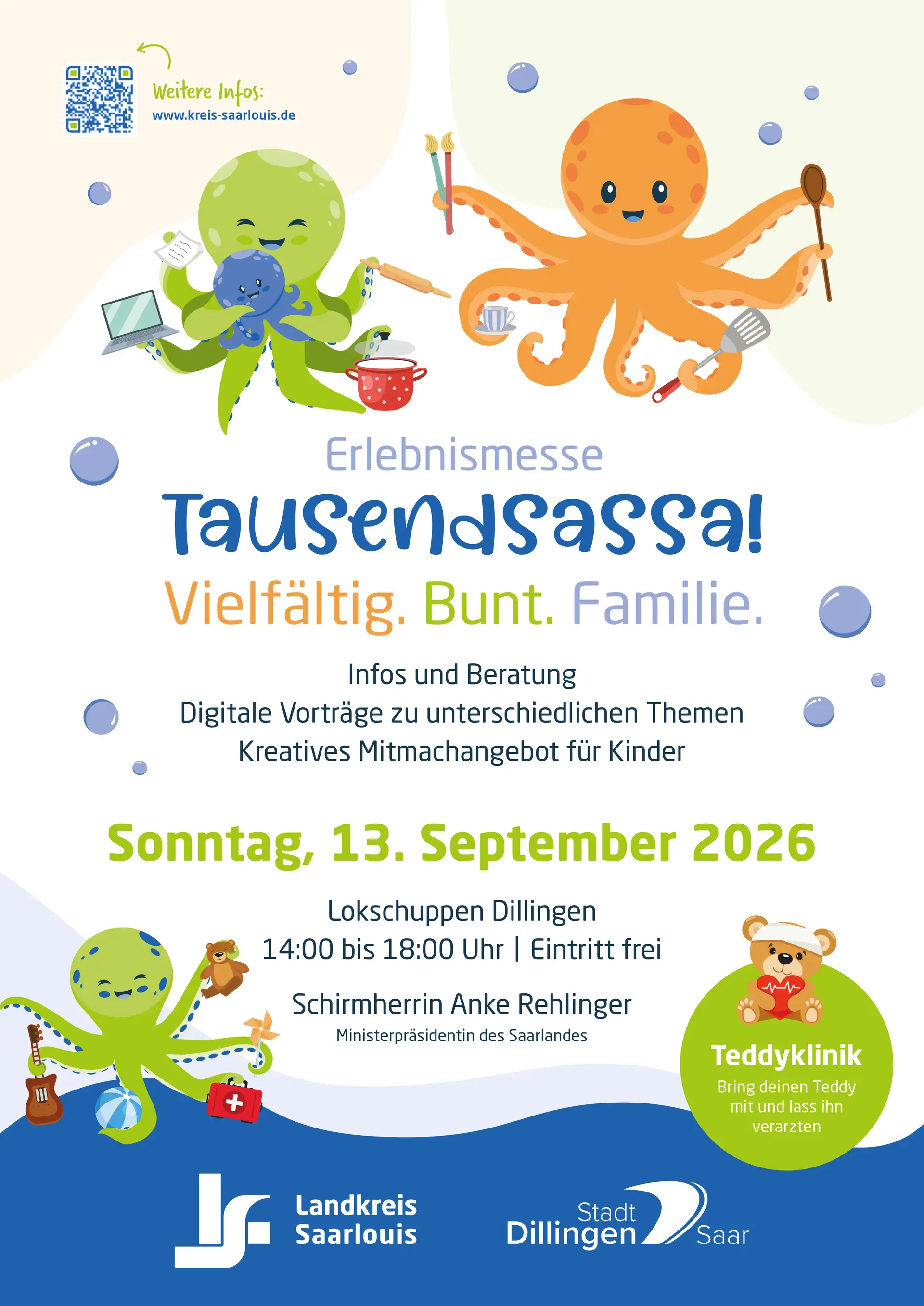 Tanzen, lachen und gemeinsam Spaß haben: Bei der Tausendsassa-Messe 2025 sorgte das abwechslungsreiche Programm auch bei den jüngsten Besucherinnen und Besuchern für Begeisterung.
