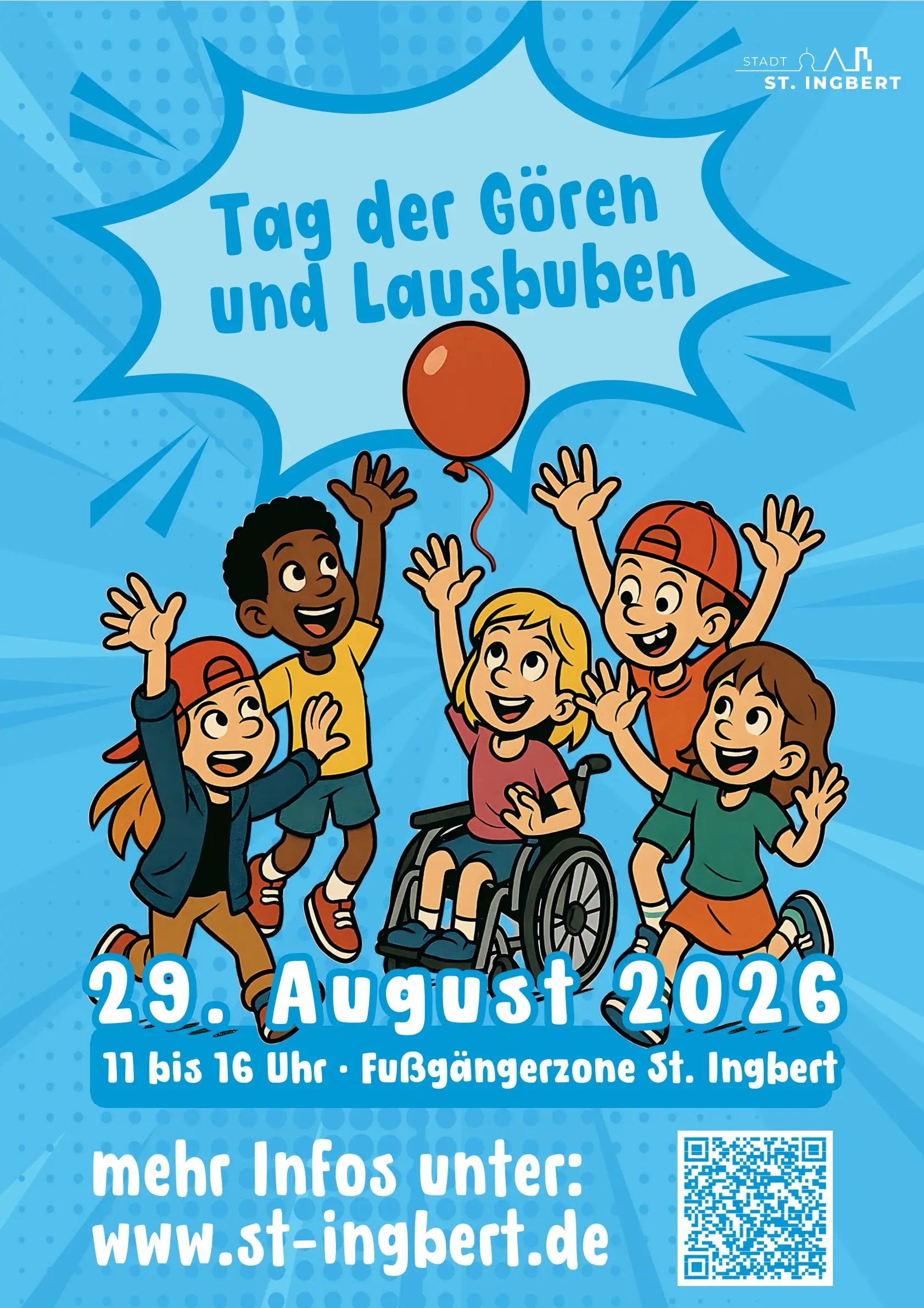Plakat „Tag der Gören und Lausbuben.“