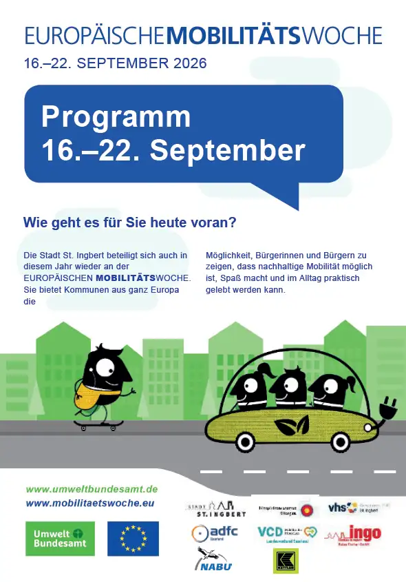 Flyer „Europäische Mobilitätswoche“