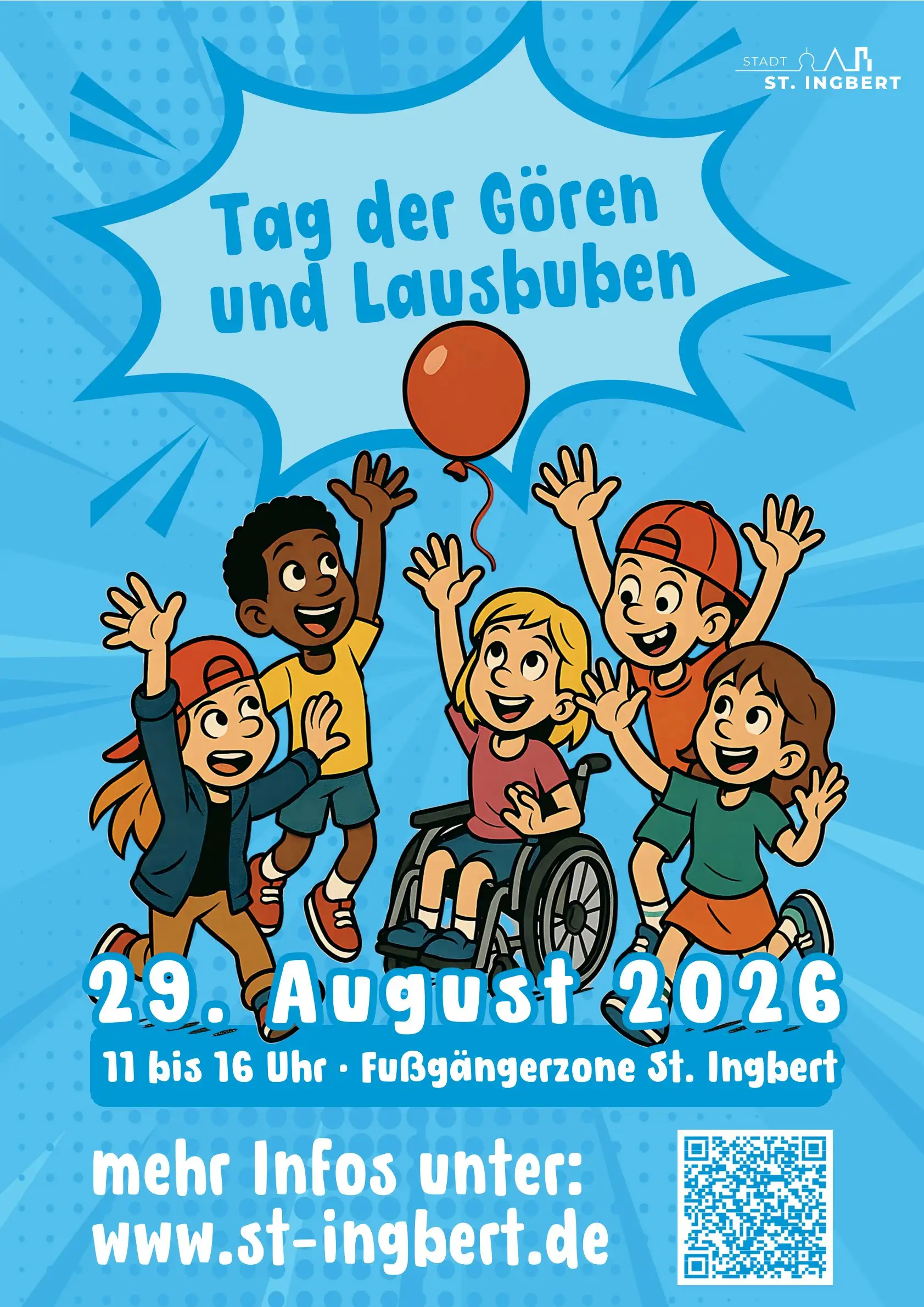 Plakat „Tag der Gören und Lausbuben.“